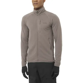 Pánská mikina Salomon Essential Lightwarm FZ M LC2645700 - iron L