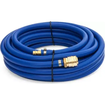 Plynová hadice Tlaková PVC hadice BLUE 10 m, ø 6/12 mm, s rychlospojkou
