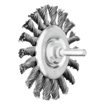 Drátěný kartáč Kotoučový kartáč pr. 76 mm Pferd POS RBG 7006/6 ST 0,50 - splétaný drát (PF4007220233948)