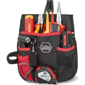 Skříňka na nářadí Nářadí Wiha 45419 Elektrikářský set v opaskovém pouzdru (Sada 14 dílů) (WIHA45419)