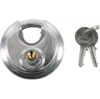 Visací zámek Diskový zámek Kraftmann BGS1085806 - průměr 70 mm (BGS1085806)