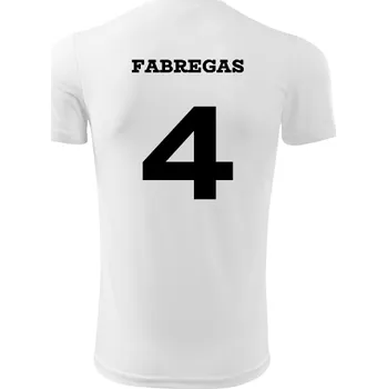 Dětský fotbalový dres Fabregas - Barva: bílá, Velikost 10let