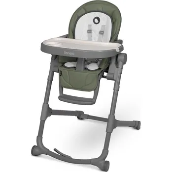 Jídelní židle Lionelo - Dětská jídelní židle 2v1 CORA PLUS Green Olive