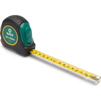 metr Páskový metr s gumovou rukojetí s metrickou stupni (SATAST91335ME)