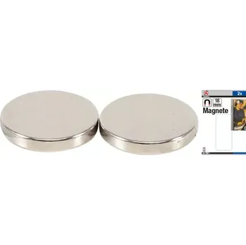 Magnety pr. 18 mm Kraftmann BGS1079911 extra silné. Sada 2 dílů (BGS1079911)