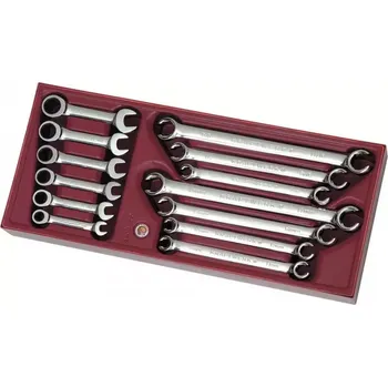 COMPLETO - souprava klíčů otevřených, ráčnových 13ks KRAFTWERK (KRAF-KR-4900-22B)