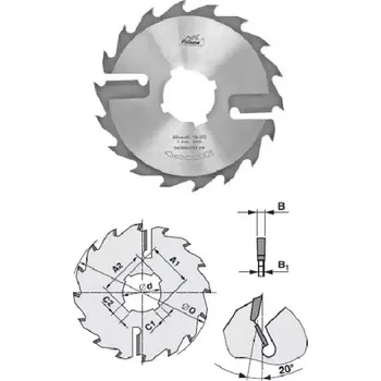 Pilový kotouč Pilový kotouč s SK průměr 400 x 4,0/2,8 x 80 – 24+2 FZ, typ 22 5394 (PI2253940040)