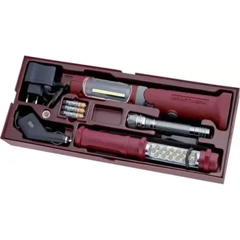 COMPLETO - souprava svítidel LED + COB s příslušenstvím 5ks KRAFTWERK (KRAF-KR-4900-53B)