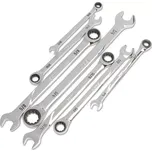 7 ks. Sada kombinovaných ráčnových klíčů SAE 120XP (SATAST08044U)
