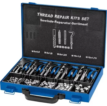 Závitořezný nástroj Sada závitových vložek - opravná sada M5 - M12 (BER431030)