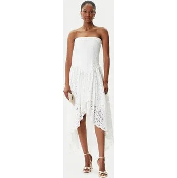 Dámské šaty Bardot Koktejlové šaty Felicidad Strapless 59843DB Bílá Regular Fit 12