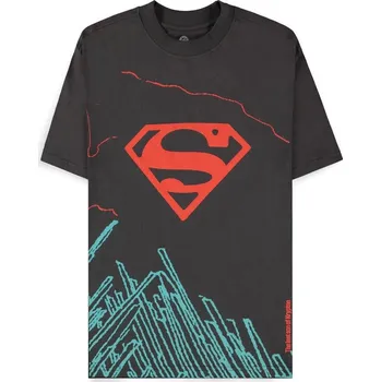 Pánské tričko DC Comics|Superman: Poslední syn Kryptonu (XL) tmavě šedá bavlna