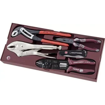 COMPLETO - Souprava kleští univerzálních + 4223- 240 5 ks KRAFTWERK (KRAF-KR-4900-57B2)