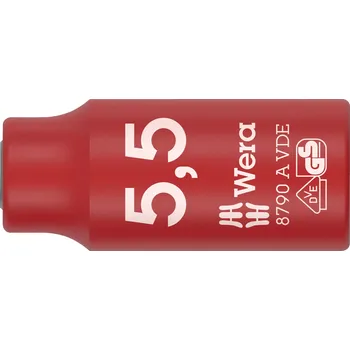 Wera 005932 Nástrčná hlavice Zyklop 1/4" 6hran 5,5 mm typ 8790 A VDE, izolovaná (W05005932001)