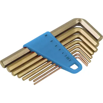 Sada nářadí Zástrčné klíče 1,5 ÷ 10 mm Gedore 0250004S - dlouhé provedení. Nejiskřivé (ATEX) Sada 9 ks (GED0250004S)