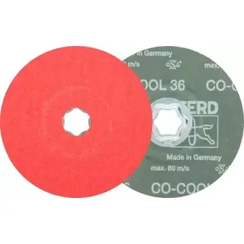 Brusný kotouč Fíbrové brusné kotouče COMBICLICK® Pferd CC-FS 125 CO-COOL 36 (5 ks) (PF4007220416549)