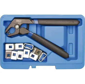 Kleště spony karosářské fixační, rozevření 0-5 mm, sada 1, BGS 8774 (BGS108774)