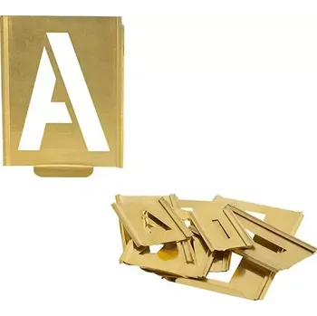 Značkovací šablona A-Z vý ška písma 50mm TURNUS