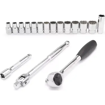 Gola sada 17 Ks. Sada metrických nástrčných hlavic 1/2" s 12 (SATAST09086SJ)