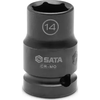 Gola hlavice 1/2" náhon 6hranná tenkostěnná nástrčná hlavice 14 (SATASC34307T)