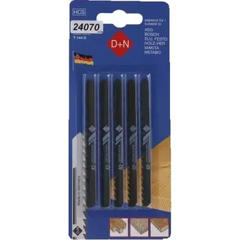 Pilový plátek Plátky do přímočaré pilky 5ks 75mm/1,3mm, HCS, 32340, Levior 24070 (L24070)