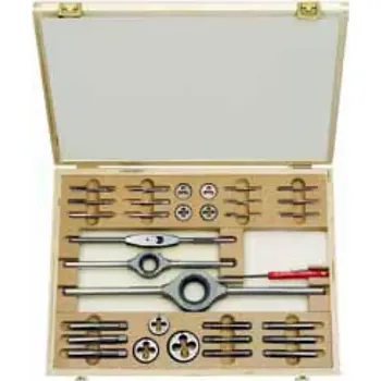 Závitořezný nástroj Souprava závitořezných nástrojů Bučovice Tools M 1-D DIN, HSS (M3 - M12) (BU340 122)