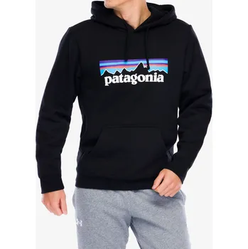 Pánská mikina Mikina s kapucí Patagonia P-6 Logo Uprisal Hoody - black
