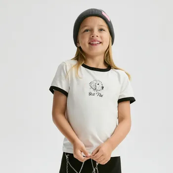 Reserved - Tričko s potiskem - krémová - 450FT-01X - 450FT-01X-116