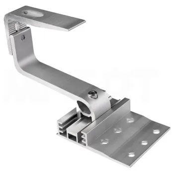 držák na solární panel FVE střešní hák na taškovou střechu 115AL 3x regulace, hliník