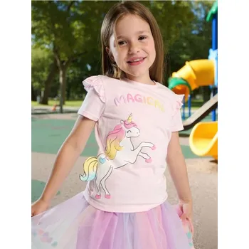 Sinsay - Tričko s 3D aplikací - pastelová růžová - 498FV-03X - 498FV-03X-110