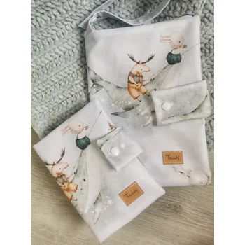 Obal na doklad Malá sada Moonlight - (plenkovník + obal na očkovací průkaz)