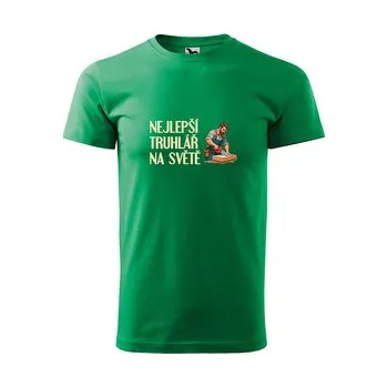 Pánská móda Tričko s potiskem Nejlepší truhlář na světě: zelené 3XL