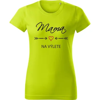 Dámské oblečení Mama na výlete Limetková L