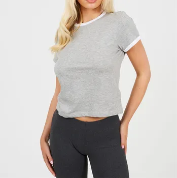 Dámské tričko Tričko Brave Soul Grey Marl 1162814 8 (XS)