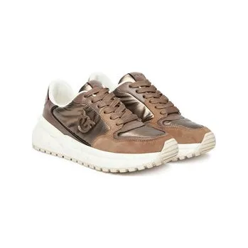 Dámské tenisky PINKO Sneakersy Gem 07 SS0055P106 Hnědá 36