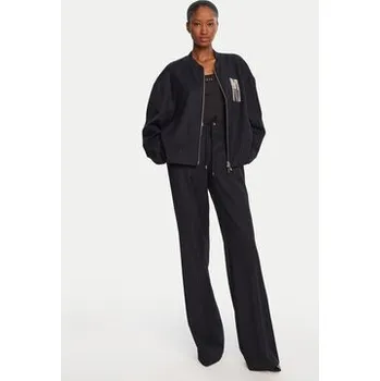 Dámské kalhoty Lola Casademunt by Maite Kalhoty z materiálu MF2514001 Tmavomodrá Wide Leg M