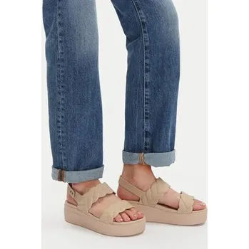 Dámská obuv Crocs Sandály Brooklyn Woven Upper LW 209977 Béžová 42_43
