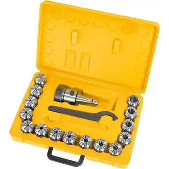 Kleštinový upínač Bernardo ISO 30 se sadou kleštin 3 - 25 mm, 15 kusů (BER261010)