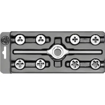 Závitořezný nástroj Závitové kruhové čelisti v sadě Bučovice Tools MINI-1, HSS (M3 - M12) (BU340 129)