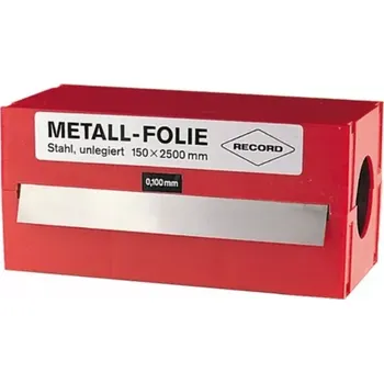 Kovová fólie ocel nelegov aná 150x2500x0,100mm RECO RD