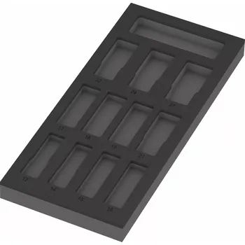 Wera 137325 Nářaďový modul - pěnová vložka 9825 pro nástrčné hlavice 1/2" Impaktor Deep Zyklop C Set 1, Bez nářadí (W05137325001)