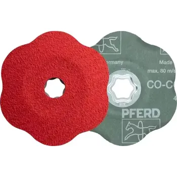 Brusný kotouč Fíberový brusný kotouč COMBICLICK® Pferd CC-FS 125 CO-COOL CONTOUR 60 (PF4007220416990)