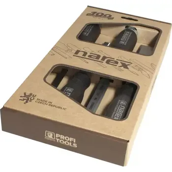Dláto Plochá dláta 8 ÷ 32 mm Narex Bystřice WOOD LINE PROFI (Sada 4 ks) (BY863120)