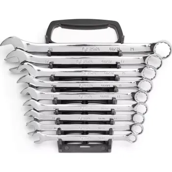 Ruční nářadí 9 ks. Sada metrických kombinovaných klíčů - 8, 10, (SATAST09020SJ)