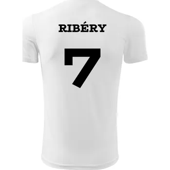 Dětský fotbalový dres Ribéry - Barva: bílá, Velikost 10let