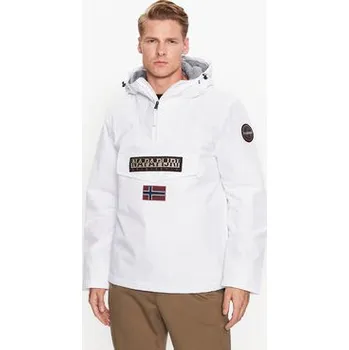 Pánská větrovka Napapijri Bunda anorak Rainforest Winter 3 NP0A4GMC Bílá Regular Fit S