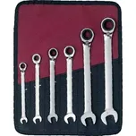 Souprava klíčů ráčnových 8-19mm CLICKRAFT REVERSIBLE 6ks - taška KRAFTWERK (KRAF-KR-3404-51)