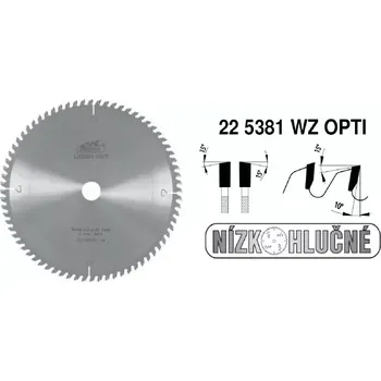 Pilový kotouč Pilový kotouč s SK pr. 400 x 3,8/2,8 x 30 - 60 WZ, typ OPTI 22 5381 (PI225381WZOPTI40060)