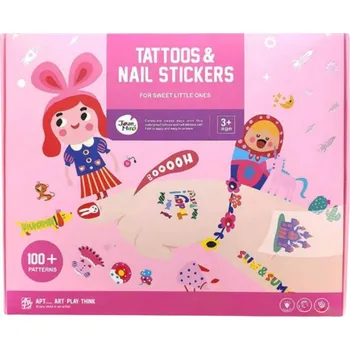 Odstranitelné tetování Tetovačky a Nálepky na nehty Pink