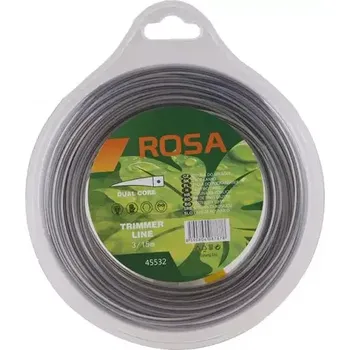 Struna do sekačky ROSA Struna žací čtverec 3mm x 15m nylonový střed